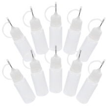 10St 10 Ml Spetspipett Limflaska Applikator Rullningsverktyg Precision