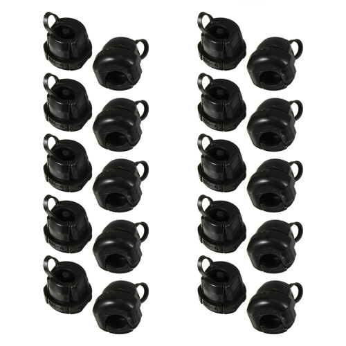 25Pcs Praktisk Kabelfäste Hållbara Spänne För Elkabel