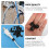 25Pcs Praktisk Kabelfäste Hållbara Spänne För Elkabel 7