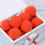 500 Pcs 30 Mm Hög Elastisk Polyester Plushboll (Orange) 10