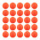 500 Pcs 30 Mm Hög Elastisk Polyester Plushboll (Orange) 11