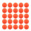 500 Pcs 30 Mm Hög Elastisk Polyester Plushboll (Orange) 8