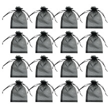 100Pièces De Stockage Cadeau Noir En , Usage Polyvalent