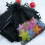 100Pièces De Stockage Cadeau Noir En , Usage Polyvalent 4