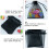 100Pièces De Stockage Cadeau Noir En , Usage Polyvalent 11