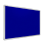 Felt notice board aluminium frame 150x100 cm BLUE 1