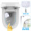 5Pcs Plastborstborstar Med Rund för Hem Badrum 8