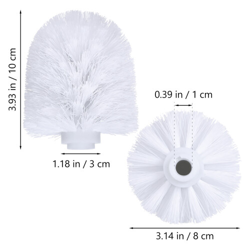 5Pcs Plastborstborstar Med Rund för Hem Badrum 2