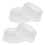 4Pcs Plastic Outer Screw Cap Drum Sealing Plugs White Leak-Proof 11