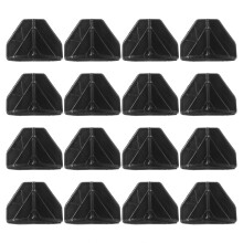 100Pcs Hörnskydd För Möbler Svart