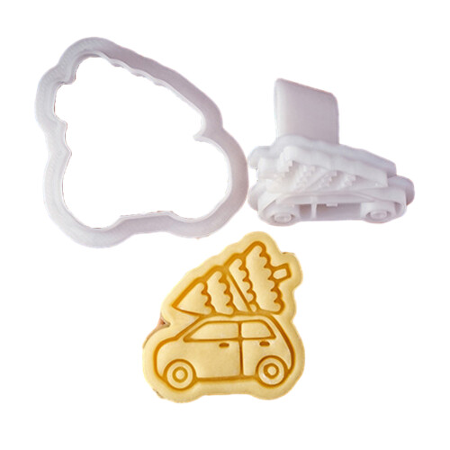 Mini emporte-pièces thème de noël, moules à biscuits,-voiture