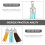 1 Set Flerfärgade Nyckelring Diy Bil Material 11
