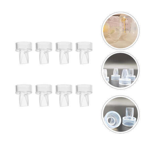 8 Delar Manuell Bröstpump Tillbehör Transparent 2