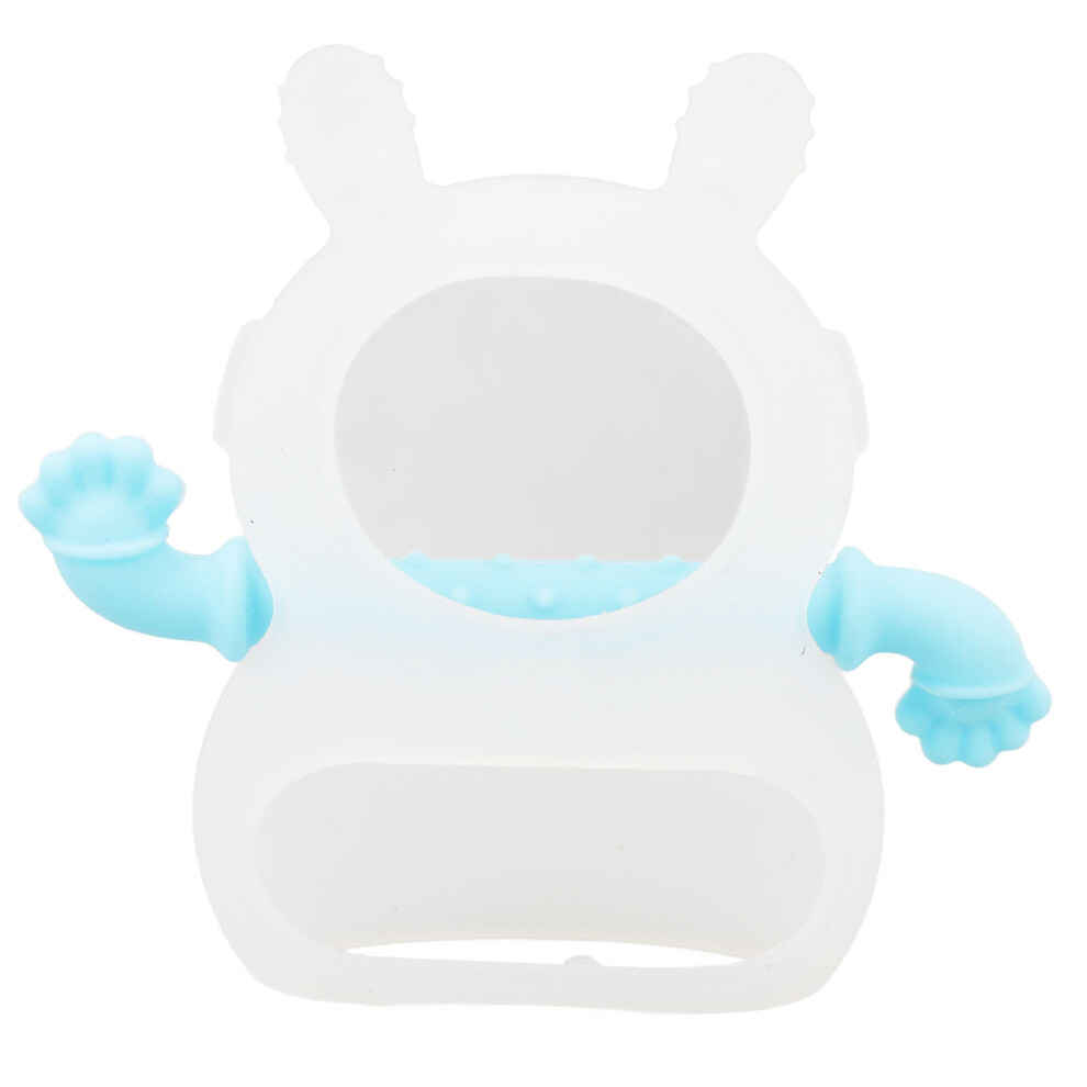 () Silicone Baby Pacifier Teether Prevent Drop Sucking Chew Toy Blue/Pink