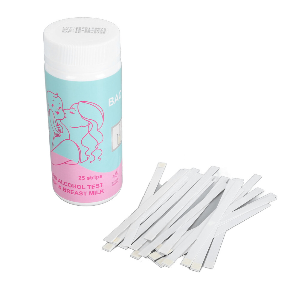 25pcs Breastmilk Test Strips 2min Detection Disposable Lactation Test