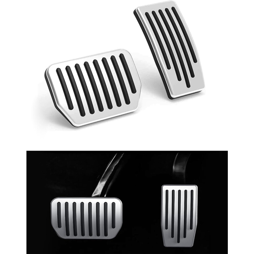 Kikidex (As Show, One Size) Performance Non-Slip Brake Pedals For Tesla Model 3 And Model Y 2017-2023