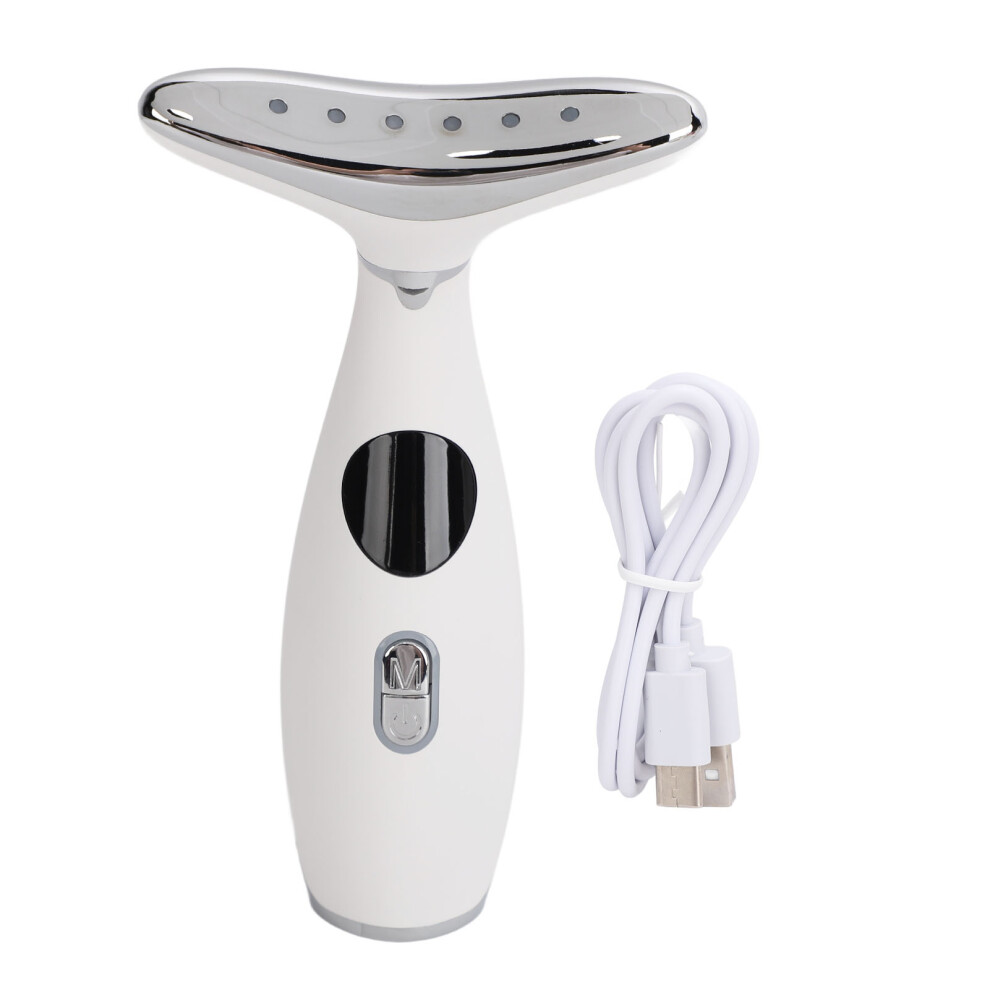 Face Neck Lifting Massager Microcurrent Vibration Heating Device