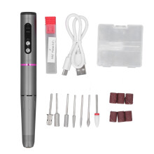 Portable Electric Nail Polisher Manicure Set Black