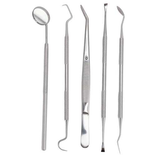 5x Plaque Remover Tooth Scraper with Mirror