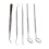 5pc Stainless Steel Oral Care Tool Set for Home Use 5