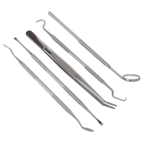 5x Plaque Remover Tooth Scraper with Mirror 2