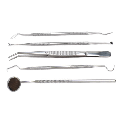 5x Plaque Remover Tooth Scraper with Mirror 1