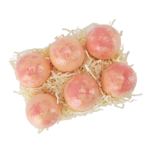 6x Badebomben Geschenkset Orange duftend feuchtigkeitsspendend 1