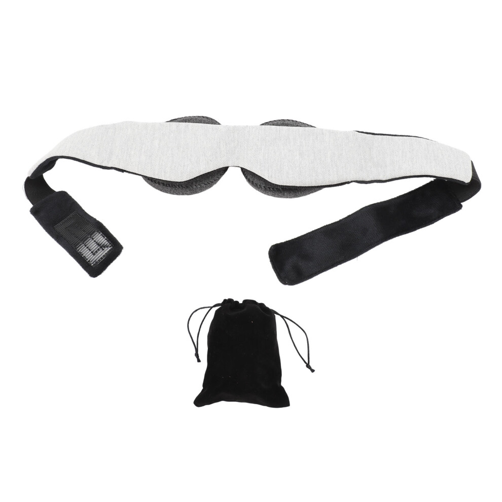 Light/Grey 3D Contoured Eye Patch Memory Cotton Blocking