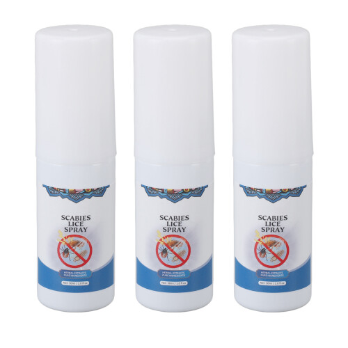 3pcs Head Lice Spray Plant Based 30ml 1