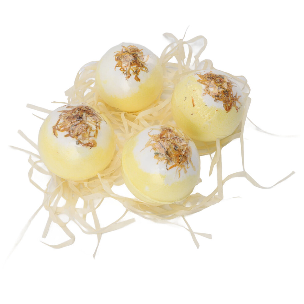 Bath Salt Balls Moisturizing Dry Flower Essential Oil 4pcs Kids 3+