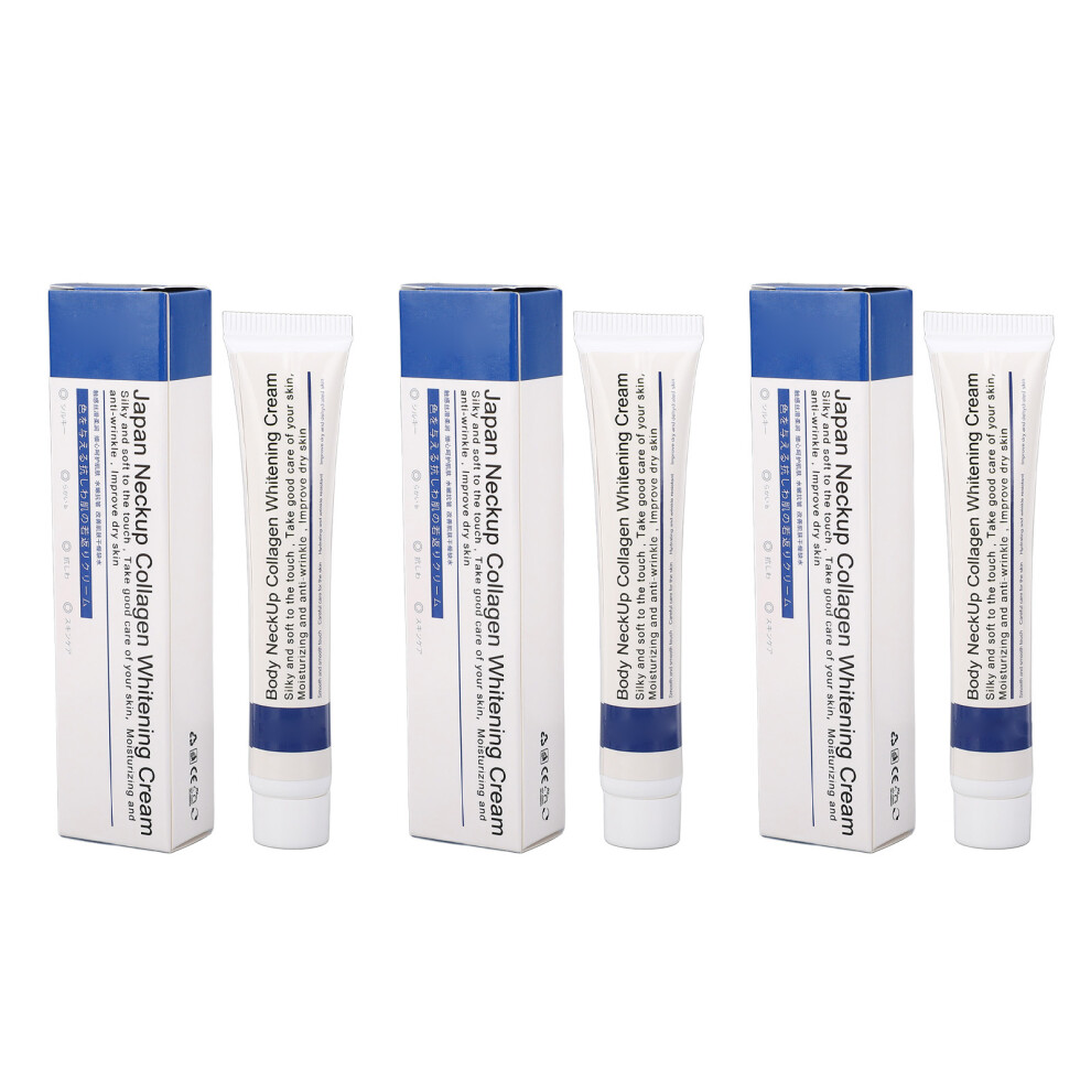 3PCS Neck Cream Reduce Wrinkles Firming Moisturizing 20g