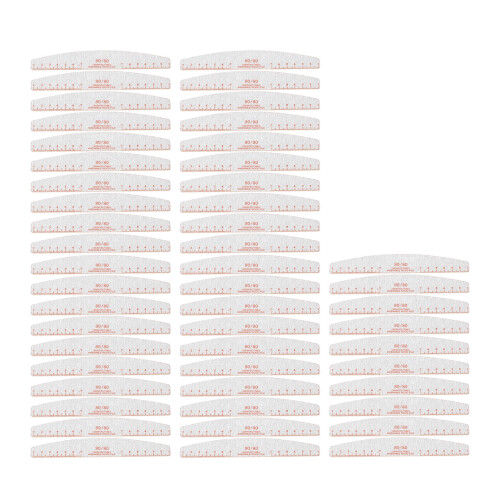 50 Pcs 80/80 Grit Nail Files Reusable 2