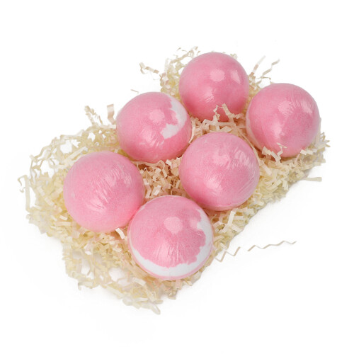 6pcs Bubble Bath Ball Vanilla Scents Moisturizing Aromatherapy 1