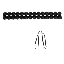 (Black) Back Cracking Device Portable Tension Relief Back Stretcher Green