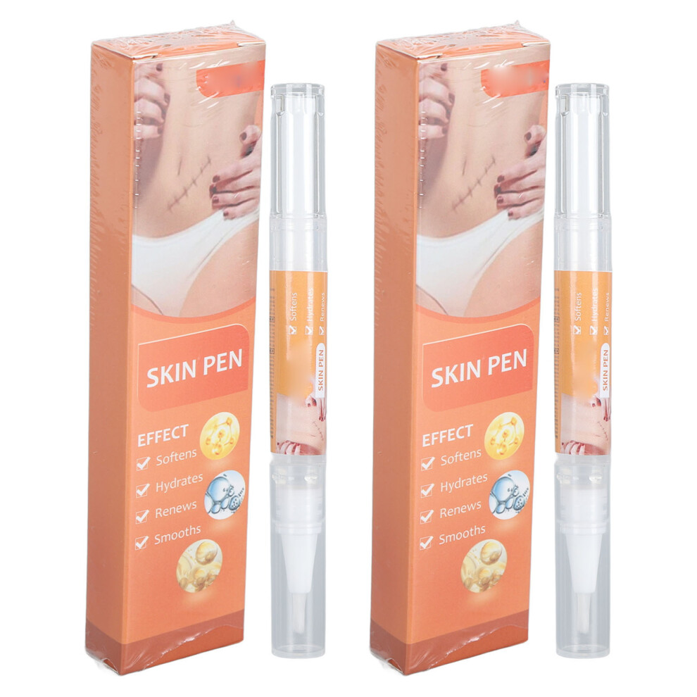 2pcs Skin Scar Fading Pen 3ml Softens Scar Tissue Stretch Marks