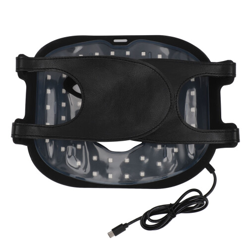 Luce LED Viso 7 Colori 62 Chip Silicone Nero 2