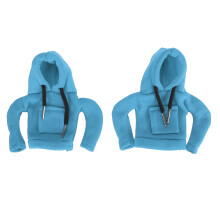 (Blue) Car Gear Shift Knob Cover Universal Reusable Scooter Protector Blue