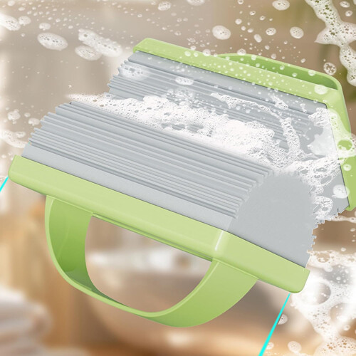 Small Handheld Sponge Mop, Kitchen And Bathroom Cleaning, Ergonomic Handle, Strong Adhesion, Compact Size 2