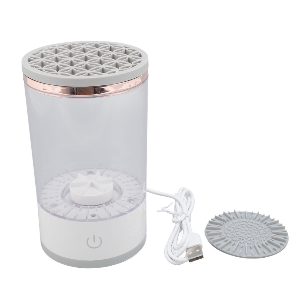 Makeup Brush Cleaner Machine 7000RPM Auto Rotating Silicone Pad
