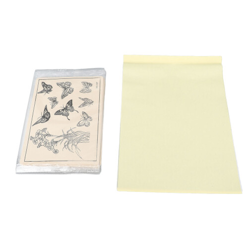 (Type 1) 10PCS Tattoo Practice Skin with A4 Transfer Paper 1