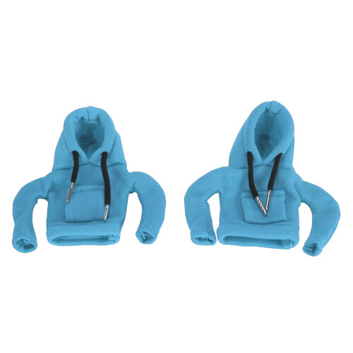 (Blue) Car Gear Shift Knob Cover Universal Reusable Scooter Protector Blue 2