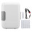 (White) 4L Car Mini Fridge Cooler Warmer (Low Noise) 1