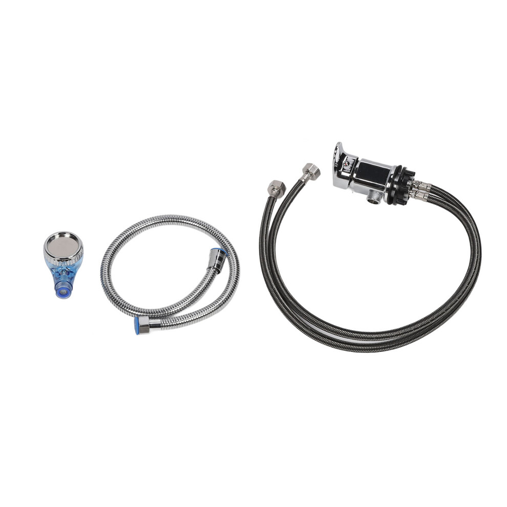Shampoo Bowl Sprayer Kit 70Cm Faucet Soft Hose Blue Sprayer 461605328584