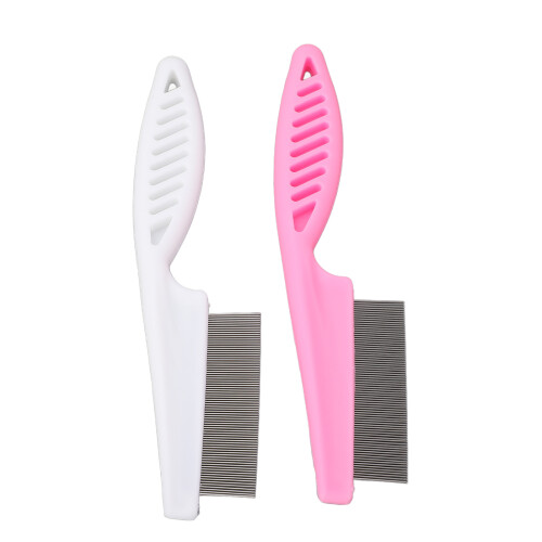 Pet Lice Comb Ergonomic Handle 2pcs 1