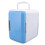 (Blue) 4L Car Mini Fridge Cooler Warmer (Low Noise) 3
