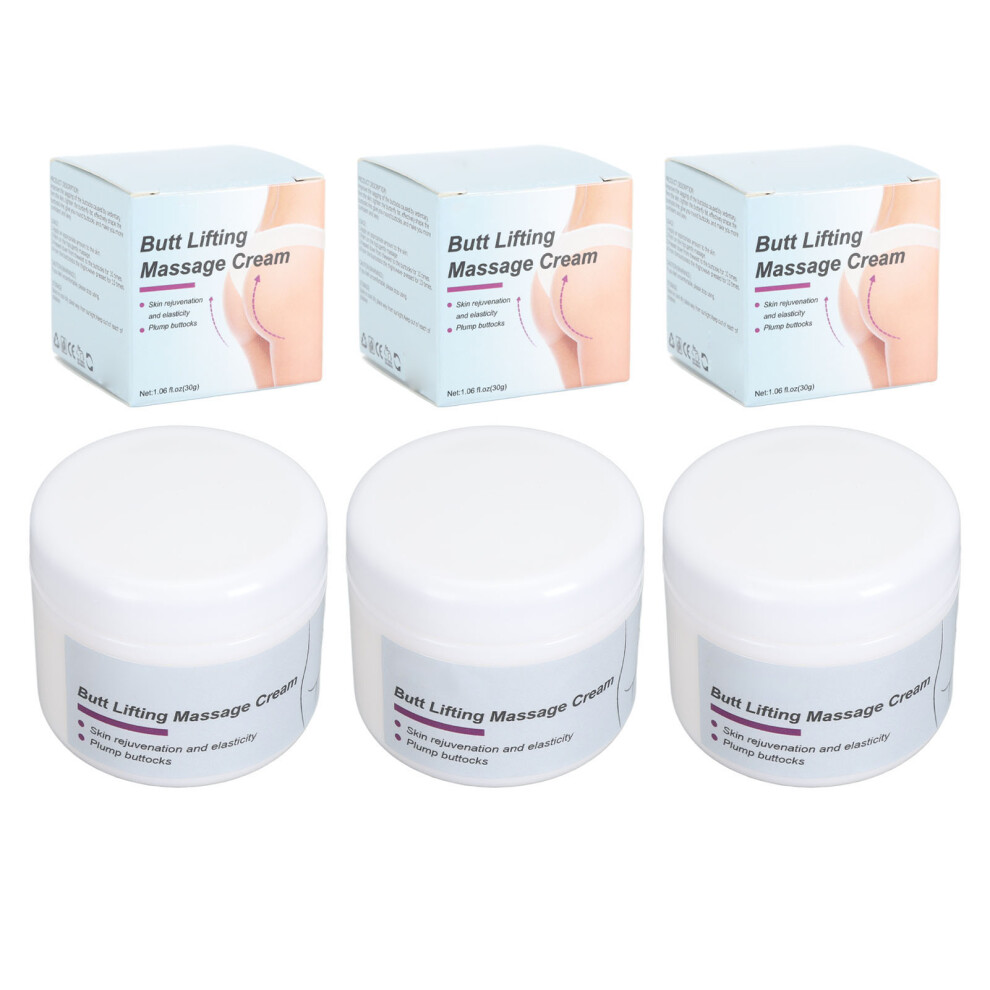 3pcs Butt Lifting Massage Cream Herbal Fat Burning 30g