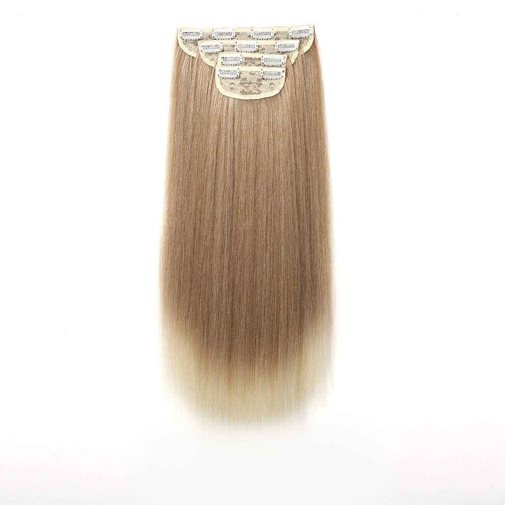 4PCS Straight Hair Extension Clips 22in 190g Natural Look Layered