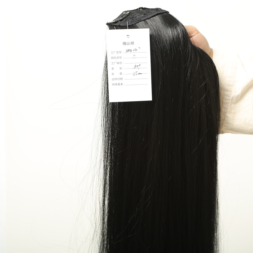 4PCS 22in Straight Hair Clips 190g Layered Hairstyle