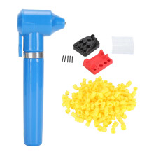 (Blue) Tattoo-Farbmisch-Kit, 5 Stäbe, 3 Halter, 1000 Tassen, Blau