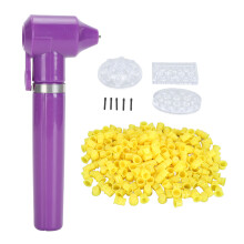 (Purple) Tattoo Ink Mixer Kit 1000 Yellow Cups 3 Holders 5 Sticks Purple